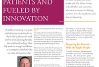 High Expectations, Inspired By Patients and Fueled By Innovation